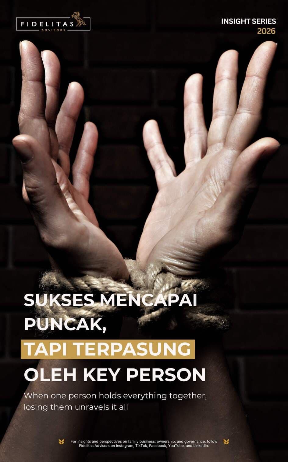 Sukses Mencapai Puncak, Tapi Terpasung Oleh Key Person thumbnail